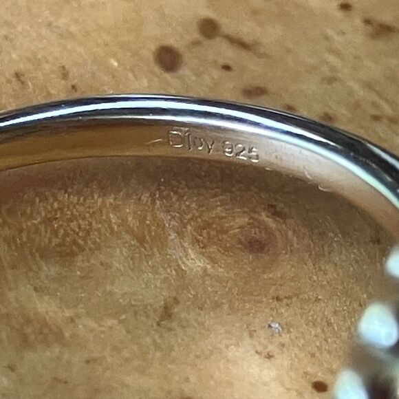 Natural Red Garnet Sterling Silver Ring Size 8 - Picture 6 of 9